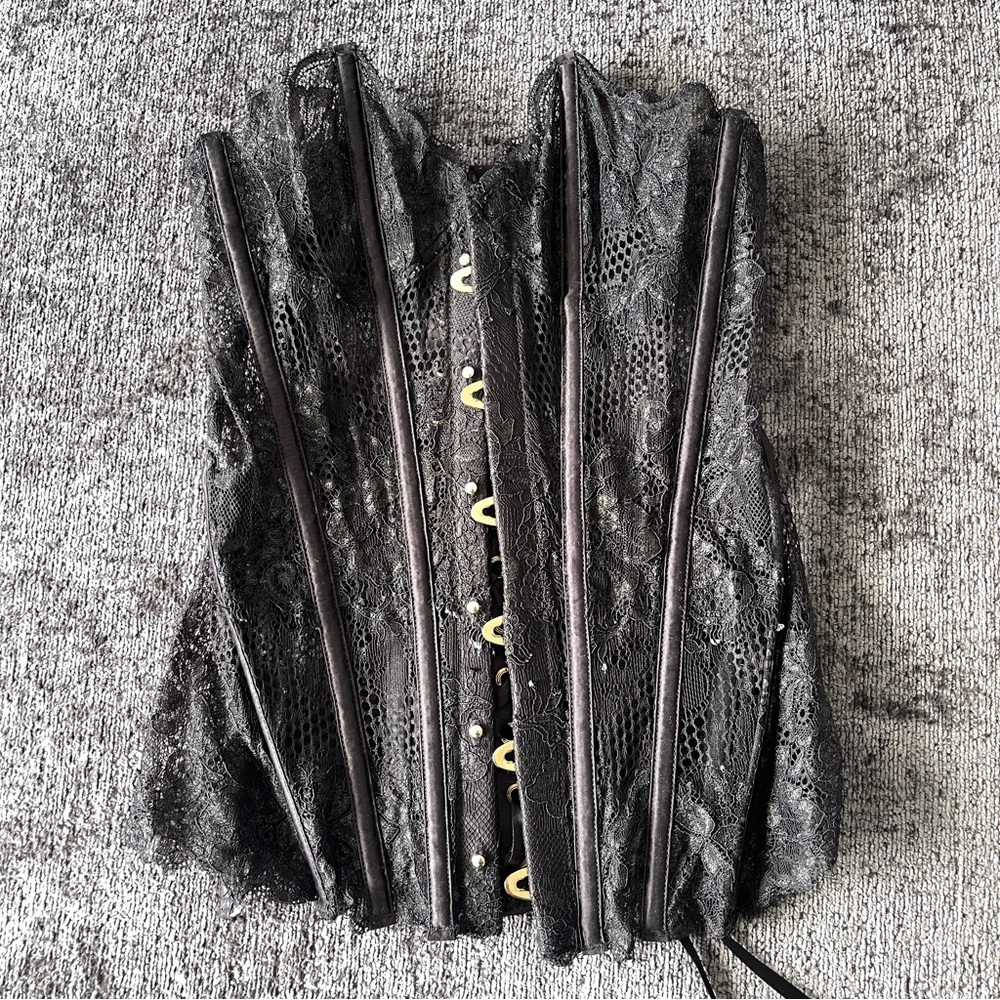 Honey Birdette Black Lace Corset